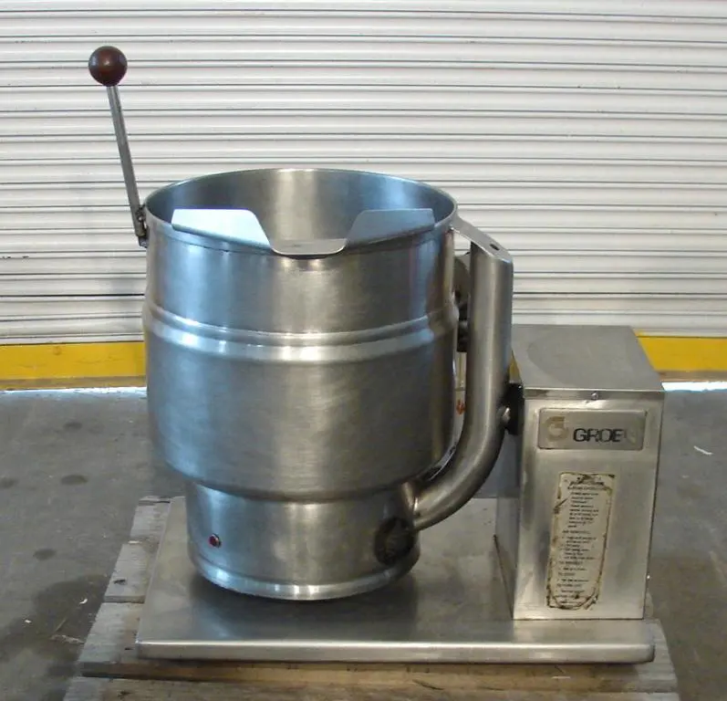 SPC4575  Kettle 5 gallon Groen hemispherical bottom kettle, 50 psi jacket rating, 304 SS