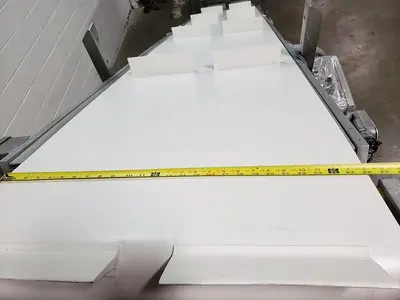 CMI Guillotine Hopper & Incline Conveyor