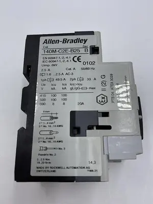 Used ALLEN-BRADLEY ALLEN-BRADLEY 140M-C2E-B25 SER B Circuit Breakers | ND Industrial Surplus #1215217