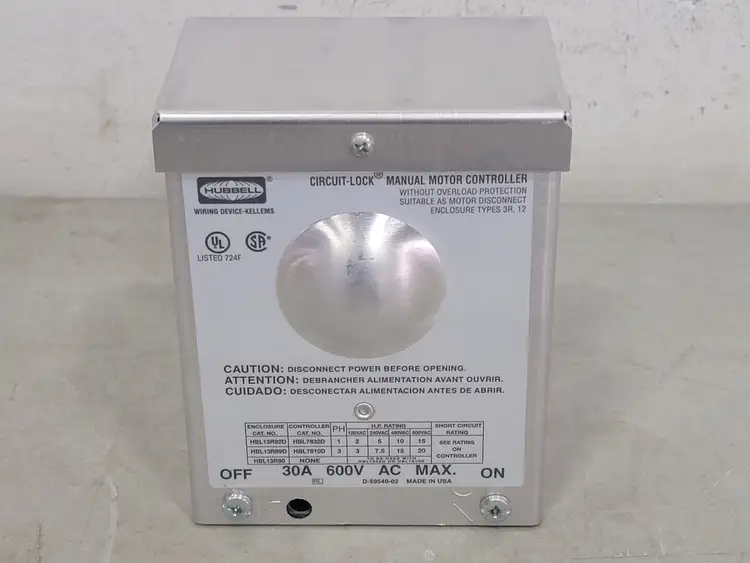 New | in-Stock HUBBELL HBL13R89D Switchgears British Columbia CA | Lenmark #240823