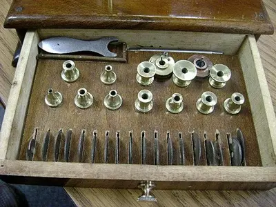0451-385 Antique Topping Tool / Gearwheel Cutting Machine / Jeweler’s Lathe
