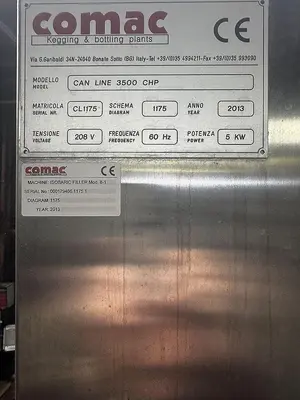 USED 2013 COMAC ISOBARIC FILLER MOD 8-1
