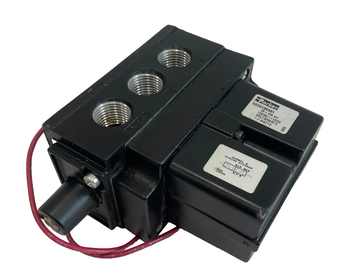 NEW PARKER SS20105001 PNEUMATIC SOLENOID VALVE