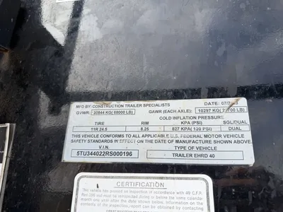 Used 2024 CONSTRUCTION TRAILER EHRD 40 DUMP Dump Trailers Minnesota US | Carco Truck & Equipment #1513869
