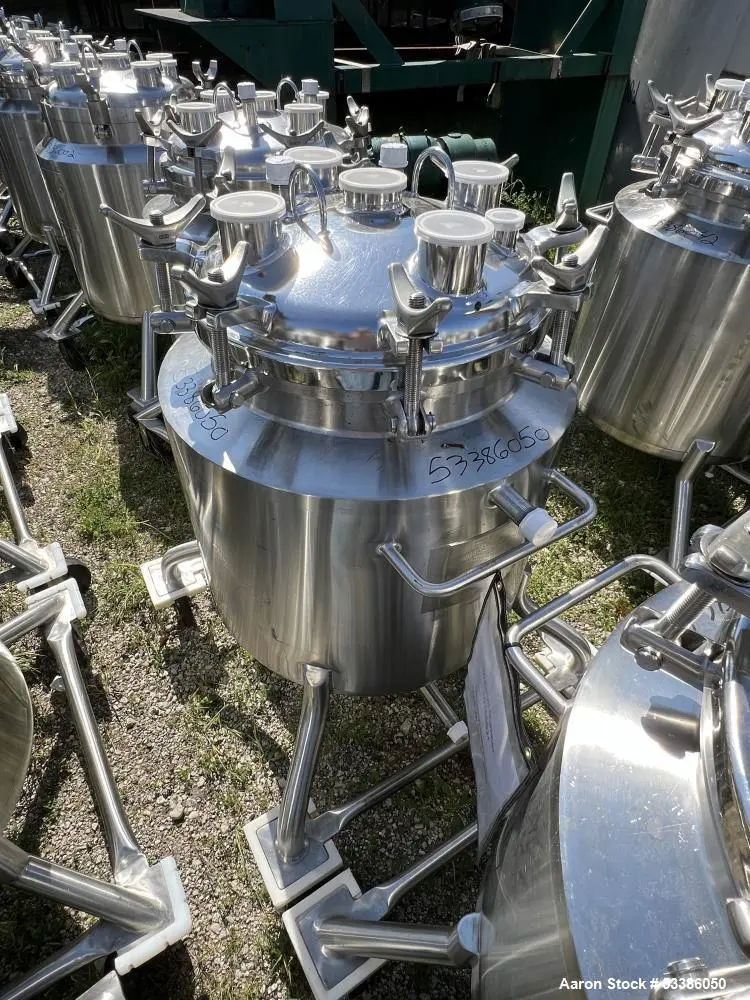 Used Industrial Jacketed Tank – 316L Stainless Steel, Mobile. Built by Precision Stainless.