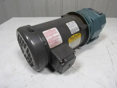 David Brown M032010EANT4 Series M In Line Helical Reducer W/ Baldor 1/2HP Motor