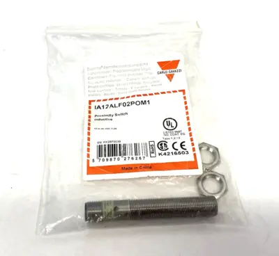 IA12ALF02POM1 | Carlo Gavazzi  Inductive Proximity Sensor, 2mm Flush Mount - New – Open box