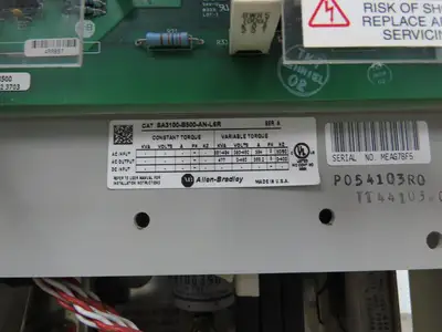 Allen Bradley SA3100-B500-AN-L6R AC Drive VFD 500Hp 460V Ser A 3Ph With Frame