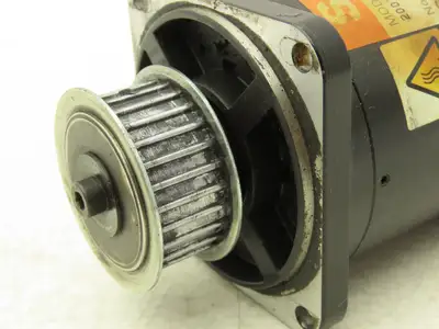 Sanyo Denki V720B-412EL7 Super V DC Servo Brake Motor 80 VDC W/Encoder 24V Brake