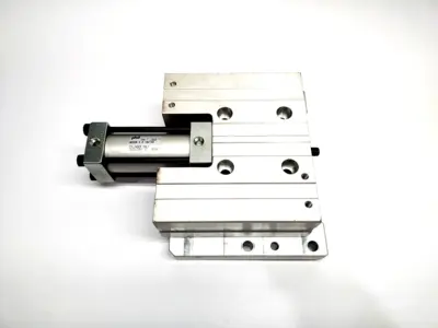 SED25X2-GV-H4, SED25X2-GV, SED25 X 2-GV-H4 | PHD SED25X2-GV-H4 Pneumatic Thruster Slide 1-3/8" Bore 2" Travel NO GUIDE SHAFTS - Used