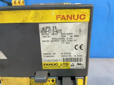 Used FANUC A06B6110H015 Power Units Ohio US | HGR 24 #1335346