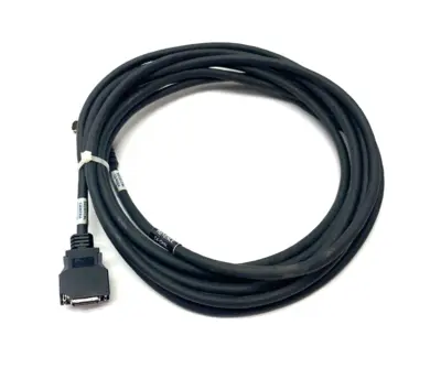 USED KEYENCE L-SHAPED CONNECTOR CAMERA CABLE 5M FOR HIGH SPEED CAMERA