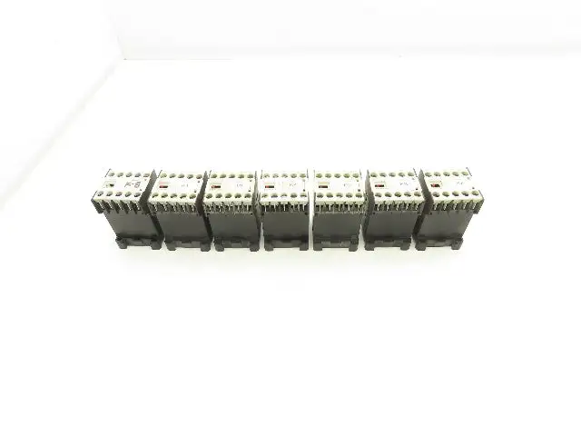 Siemens 3TF2001-0DB4 Contactor 400V 4kW 24VDC Coil 3 Pole Size S00 1NC Lot Of 7
