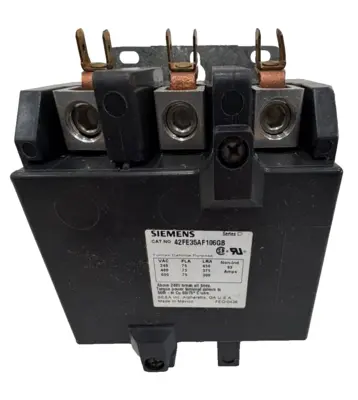 NEW FURNAS 42FE35AF106GB DEFINITE PURPOSE MAGNETIC CONTACTOR 3 POLE 75 AMP