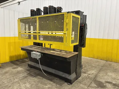 8 SPINDLE X 24" X 86" CEMCO MULTI-HEAD GANG DRILL & BORING MACHINE: STOCK #22927