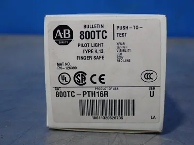 Used ALLEN BRADLEY 800TCPTH16R Light Source Equipment Ohio US | HGR 24 #1085093