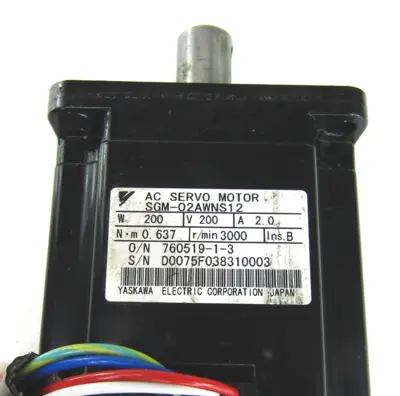 USED YASKAWA SGM-02AWNS12