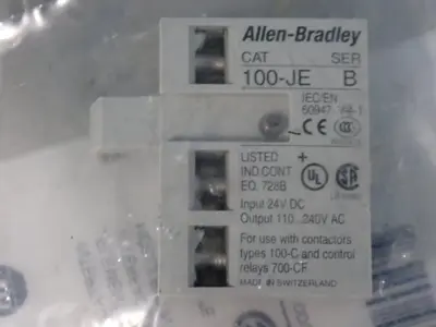 NEW ALLEN BRADLEY 100JE