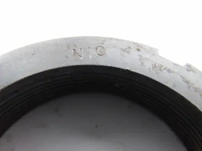 N-10 Locknuts 18 Threads per Inch 2.688" Outside Dia Lot of 3
