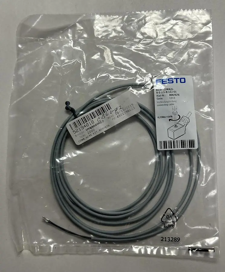 USED FESTO NEBV-Z3WA2L-R-E-2.5-N-LE2-S1