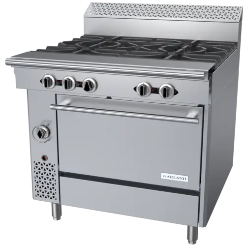 Garland C36-7R 36" 4 Burner Gas Range w/ Standard Oven, Natural Gas