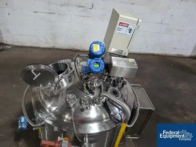 USED Precision 250 Liter Precision Stainless Reactor, 316L S/S, 45/100#