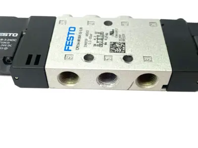 USED FESTO SOLENOID VALVE 5/2-WAY 196939