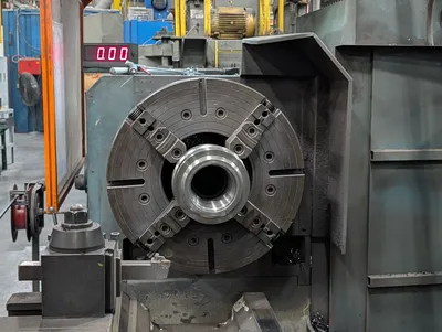 2009 Kuraki PA3512030 Manual Lathe 28" 4-Jaw Chuck; 460/3/60; Apprx. 120" distance between