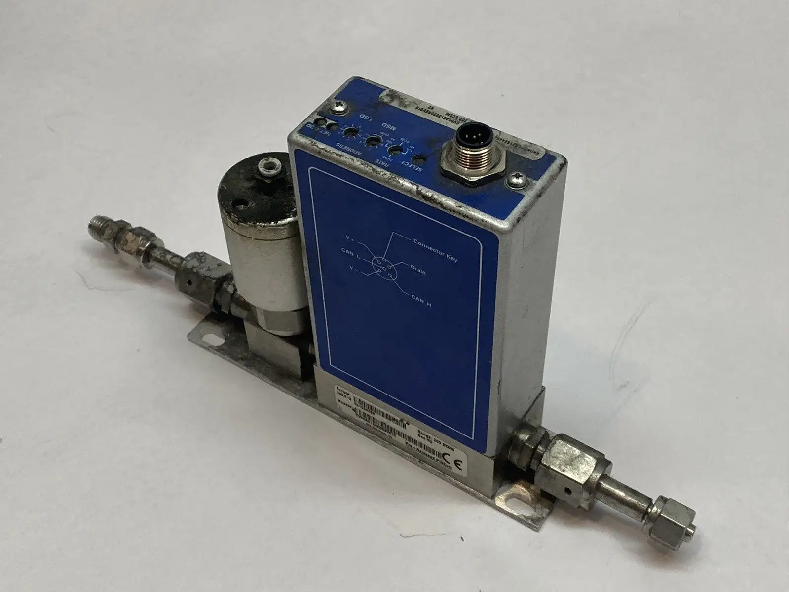 USED MKS MASS FLOW CONTROLLER N2 200 SCCM 4 VCR DEVICENET