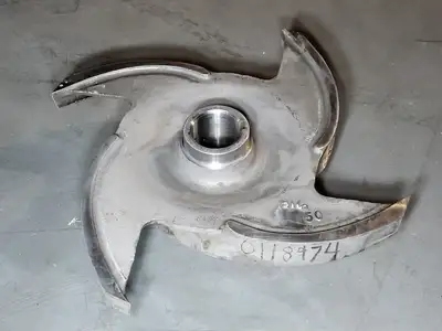 Impeller Pump, Goulds 3175M 6x8-18 Impeller, 2/4 Vane, 316 SS