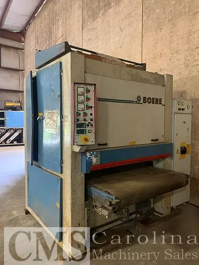 Used 2002 BOERE ELITE 1300 TKKC 3-HEAD SANDER Woodworking Sanders | CAROLINA MACHINERY SALES #421045