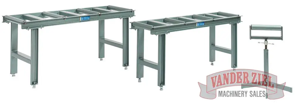 Ellis Stock Stand for Model 3000's and 4000's – 5’ Long, 4-Rollers (20″ W), PN 6227