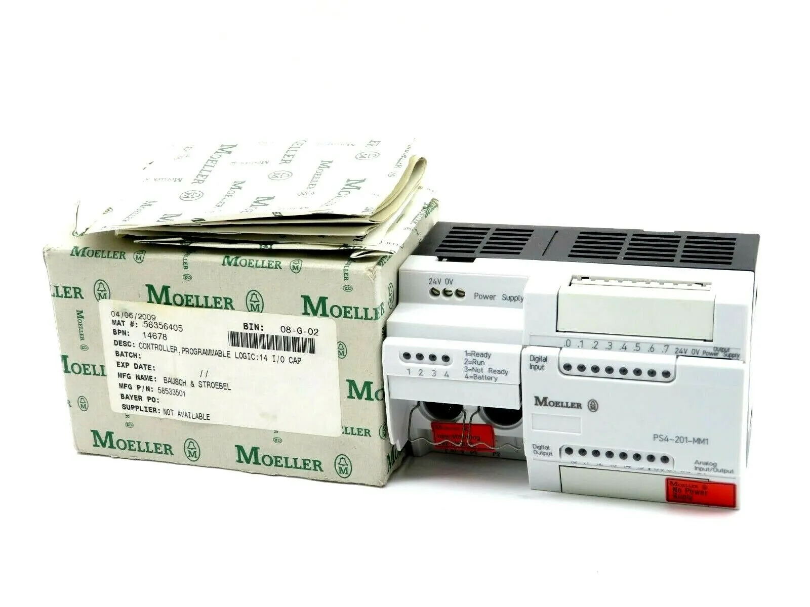 NEW MOELLER PS4-201-MM1 PROGRAMMABLE CONTROLLER PS4201MM1