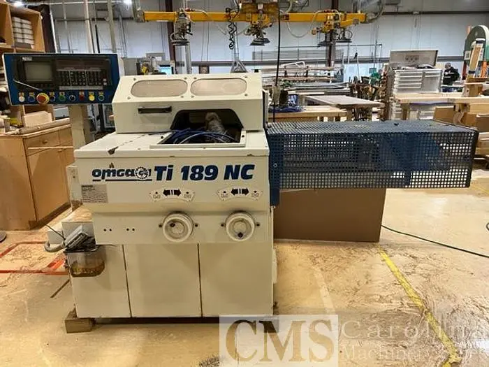 Used OMGA TI 189 NC HALVING MACHINE WITH FEEDER Woodworking Shapers | CAROLINA MACHINERY SALES #420973
