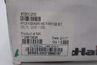 NEW  ASCO 8320G200 3-Way  STAINLESS SOLENOID VALVE 1/4" 120Vac STOCK G566