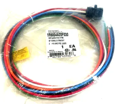 NEW WOODHEAD 1R6004A20F030 6P FEMALE STRAIGHT RECEPTACLE