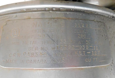 USED CLEVELAND TILTING KETTLE KET-12T