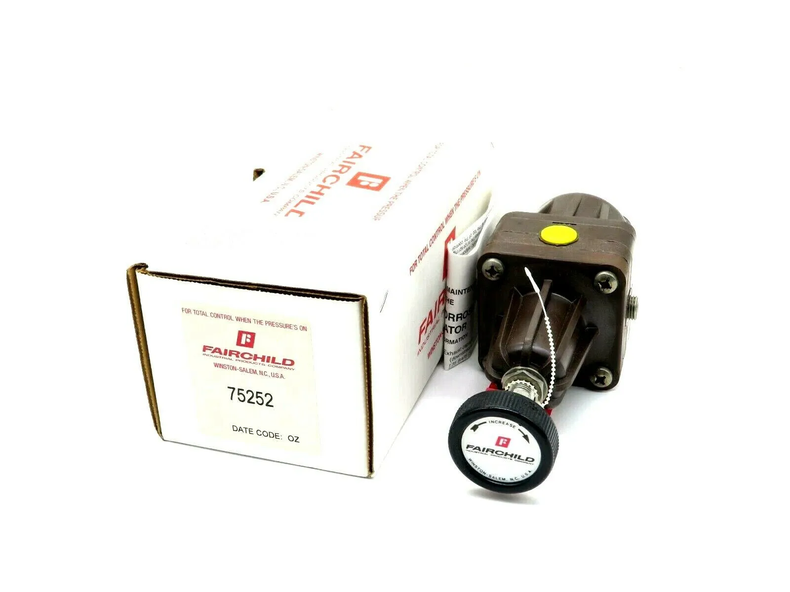 NEW FAIRCHILD INDUSTRIAL 75252 MODEL 75 PRESSURE REGULATOR