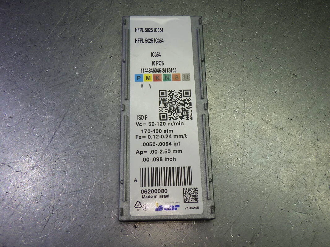 Iscar Carbide Grooving Inserts QTY10 HFPL 5025 IC354 (LOC2891B)
