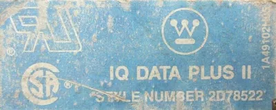 USED WESTINGHOUSE 2D78522 IQ DATA PLUS II MODULE