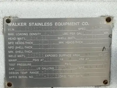 Used 1994 WALKER _UNKNOWN_ Tanker Trailers Indiana US | Lakeshore Equipment Sales #1546597