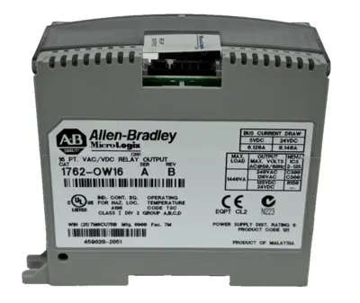 USED ALLEN-BRADLEY ALLEN BRADLEY 1762-L24BWAR MICOLOGIX 1200