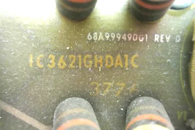 USED GENERAL ELECTRIC IC3621GHDA1C CIRCUIT CARD