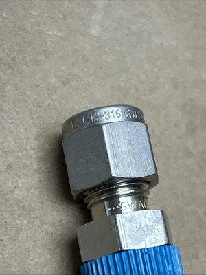 Lot-5pc Swagelok Stainless Fittings 316HC7 See Pictures For Measurements