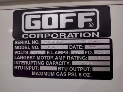 USED GOFF 1848DC