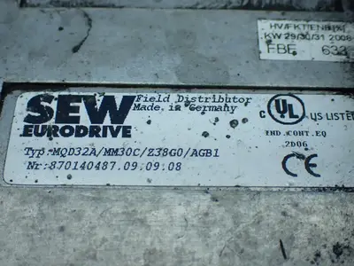 USED SEW EURODRIVE MQD32A/MM30C/Z38G0/AGB1