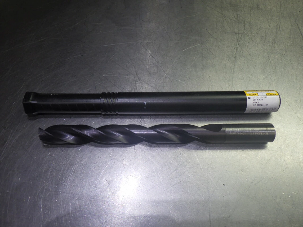 Guhring 20mm Coolant Thru Carbide 7xd Drill 20mm Shank 9055120200000 (LOC2773D)
