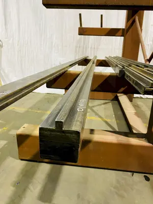 12'2" (146") PRESS BRAKE BOTTOM FLATTENING FEMALE DIE. STOCK # 0101121