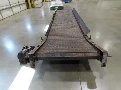 Turbo Systems 40"x 14' CNC Scrap Chip Conveyor Low Profile 230/460V 3PH 10FPM