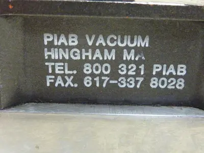 USED PIAB VACUUM PRODUCTS MLD 25 MK I